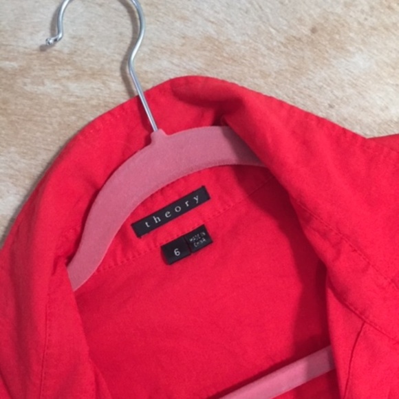 Theory Red Midi Dress - Picture 2 of 3